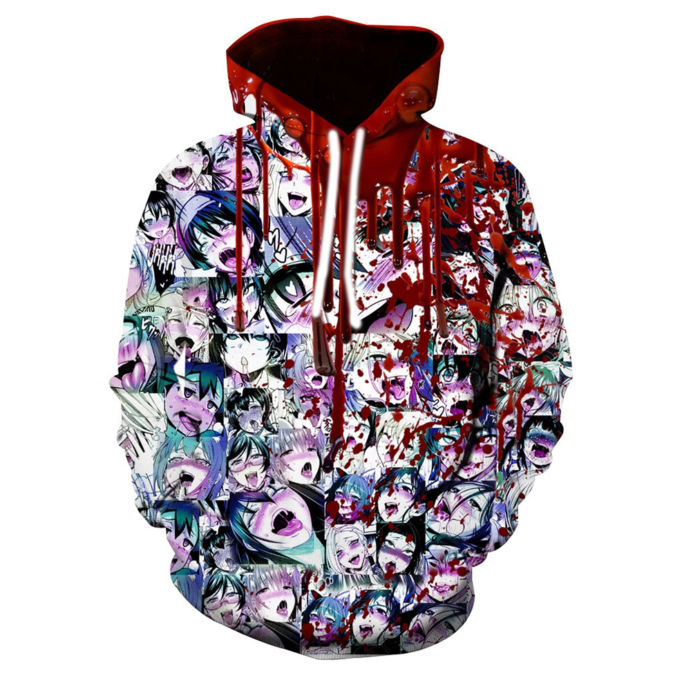 Ahegao face hot sale hoodie