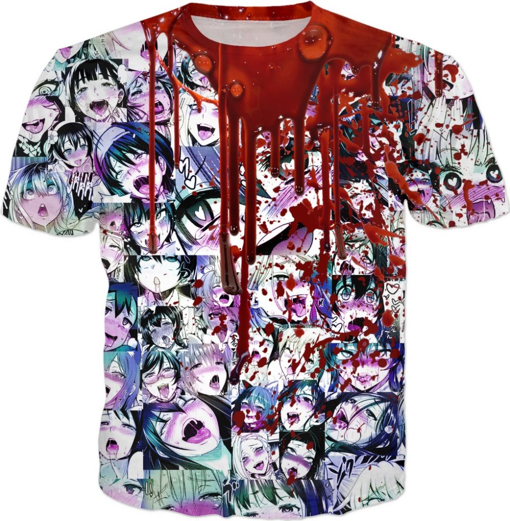 pizza ahegao shirt