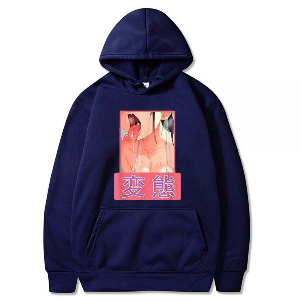 Hentai Ahegao 2021 Harajuku Classic New Trend Design Fun Print Winter Long sleeved Thick Loose Woman 2 - Ahegao Shop