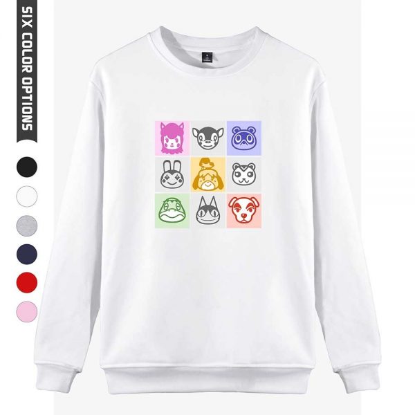 Sweatshirt Animal Crossing Harajuku Modis Capless Sweatshirt Men Fashion Women Hoodies Sweatshirts Famous Kpop Clothes 1 - Ahegao Shop