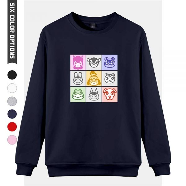 Sweatshirt Animal Crossing Harajuku Modis Capless Sweatshirt Men Fashion Women Hoodies Sweatshirts Famous Kpop Clothes 3 - Ahegao Shop