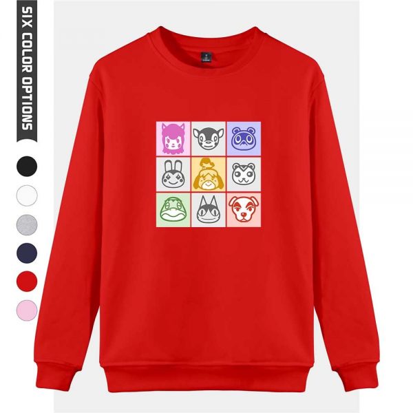 Sweatshirt Animal Crossing Harajuku Modis Capless Sweatshirt Men Fashion Women Hoodies Sweatshirts Famous Kpop Clothes 5 - Ahegao Shop