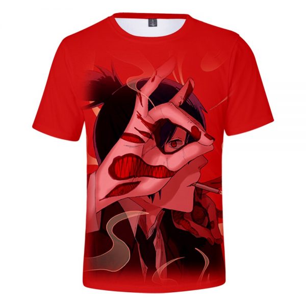 2021 Anime Chainsaw Man 3D Print T shirts Women Men Fashion Summer Short Sleeve T Shirts 2 - Ahegao Shop