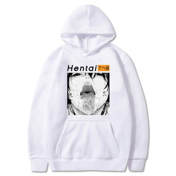 New Hentai Anime Manga Hoodies Ahegao Print Streetwear Men Women Oversized Sweatshirts Fashion Unisex Pullovers 1 - Ahegao Shop