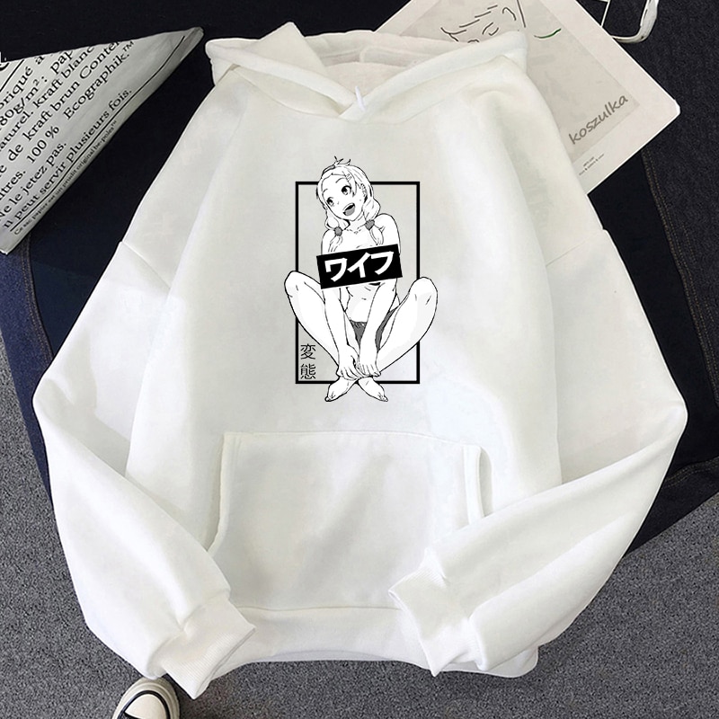 Ahegao Hentai Waifu Cartoon Unisex Hoodie