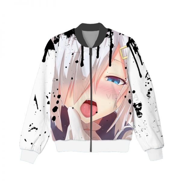 Sexy Girl Ahegao Face Anime Printed Jacket