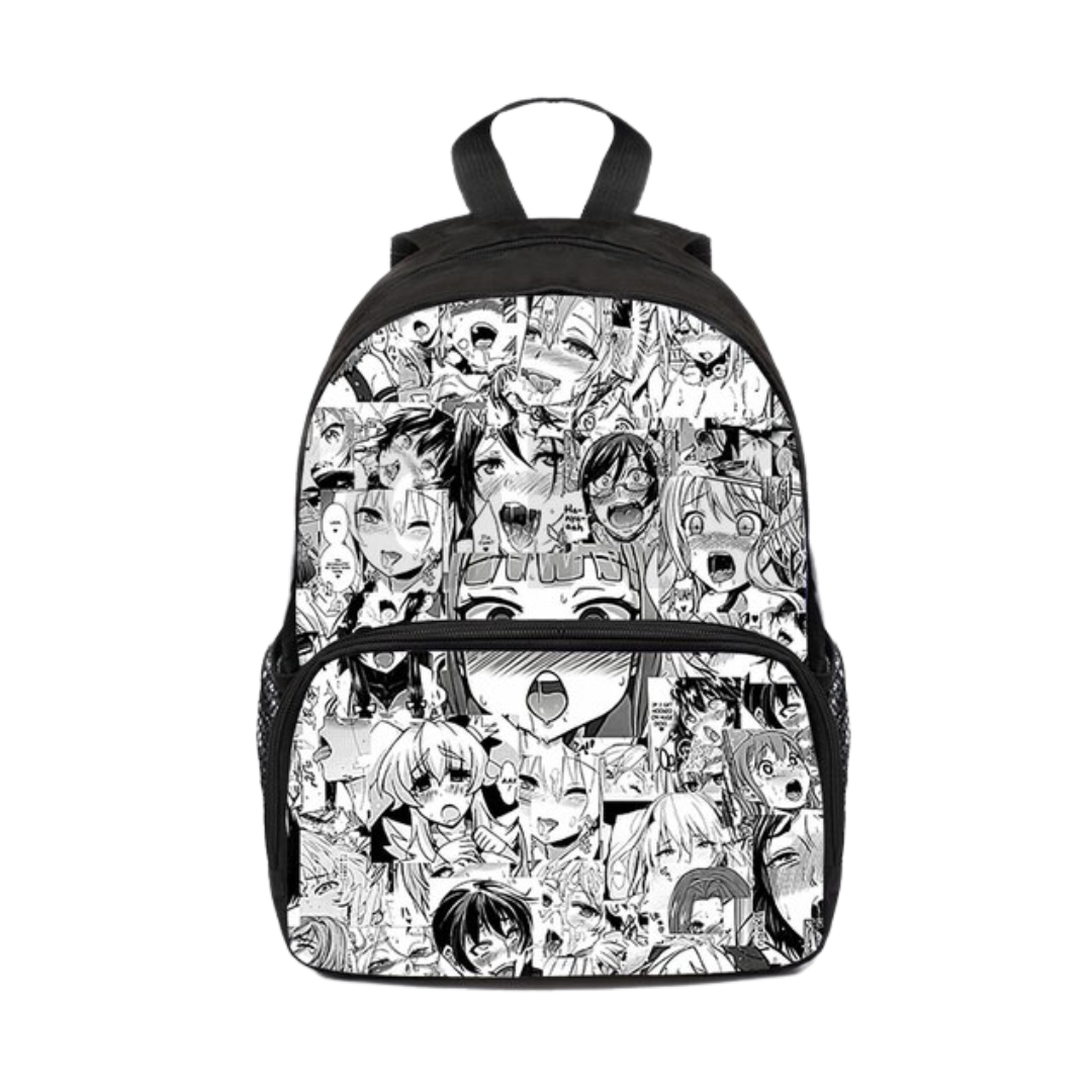 Ahegao Backpacks Sexy Anime Girl School Bag Ahegao Shop 