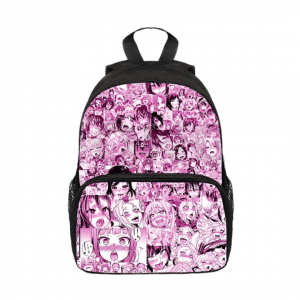 Ahegao Backpacks - Ahegao School Bag Pink Color | Ahegao Shop